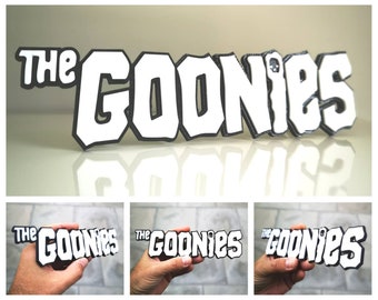 The Goonies fridge magnet / shelf display - Classic Movie Logo