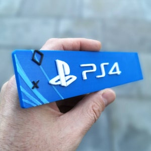 Sony Playstation 4 3D fridge magnet/shelf display Video Games PS4 Logo image 3