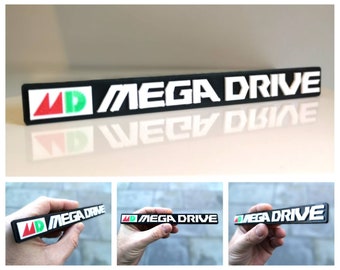 Sega Mega Drive (Japanese) shelf display/fridge magnet - Retro 80s 16 bit Video Games Logo