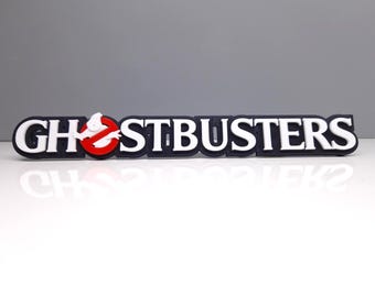 Ghostbusters fridge magnet / shelf display - Classic Movie Logo