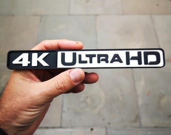 4K Ultra HD fridge magnet / shelf display – Collectible Movie Logo