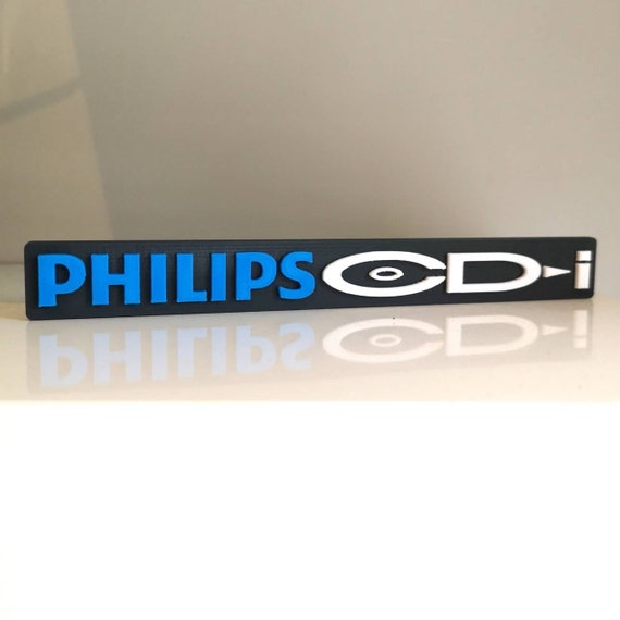 Philips CD-i 3D logo shelf signfridge magnet