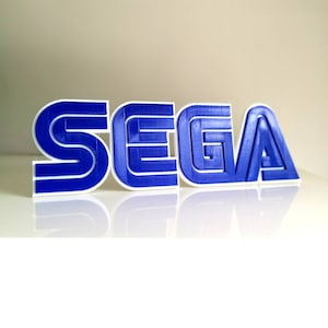 Sega fridge magnet / shelf display - Classic Video Games Logo