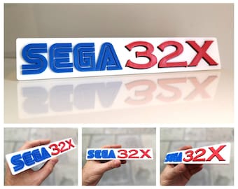 Sega 32x logo shelf display/fridge magnet