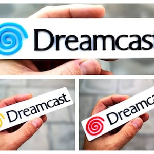 Sega Dreamcast logo shelf sign/fridge magnet - Retro Video Games Logo