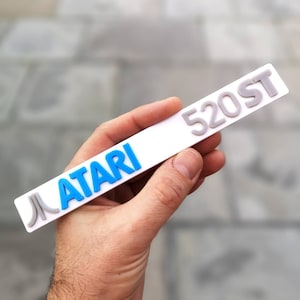 Atari 520ST logo shelf display/fridge magnet - Retro 80s Video Games Logo Fridge/Car Magnet