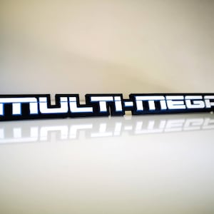 Multi-Mega logo shelf display/fridge magnet - Retro 80s 16 bit Video Games Logo Fridge/Car Magnet