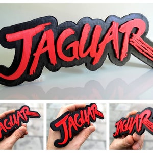 Atari Jaguar shelf display/fridge magnet - Retro 90s Video Games Logo Fridge/Car Magnet