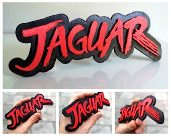 3D Printed Atari Logo Sign - Video Game Shelf Display Stand, Retro Gaming Decor