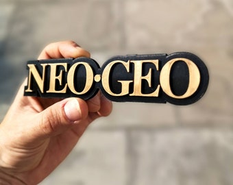 Neo Geo fridge magnet / shelf display - Retro 80s 16bit Video Games Logo