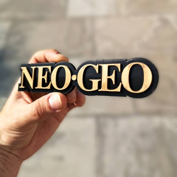 Neo Geo fridge magnet / shelf display - Retro 80s 16bit Video Games Logo