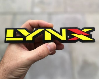 Expositor/imán para nevera Atari Lynx - Imán para nevera/coche con el logotipo de videojuegos retro