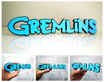 Gremlins fridge magnet / shelf display - Classic Movie Logo