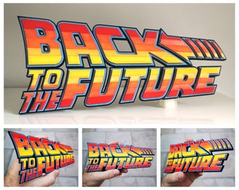 Back to the Future fridge magnet / shelf display - Classic Movie Logo