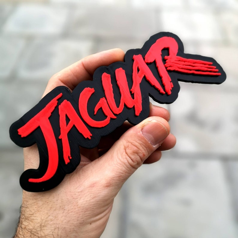 Atari Jaguar shelf displayfridge magnet Retro 90s Video Games Logo FridgeCar Magnet