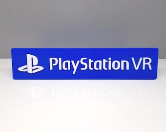 Sony Playstation VR 3D fridge magnet/shelf display - Video Games PS3 Logo