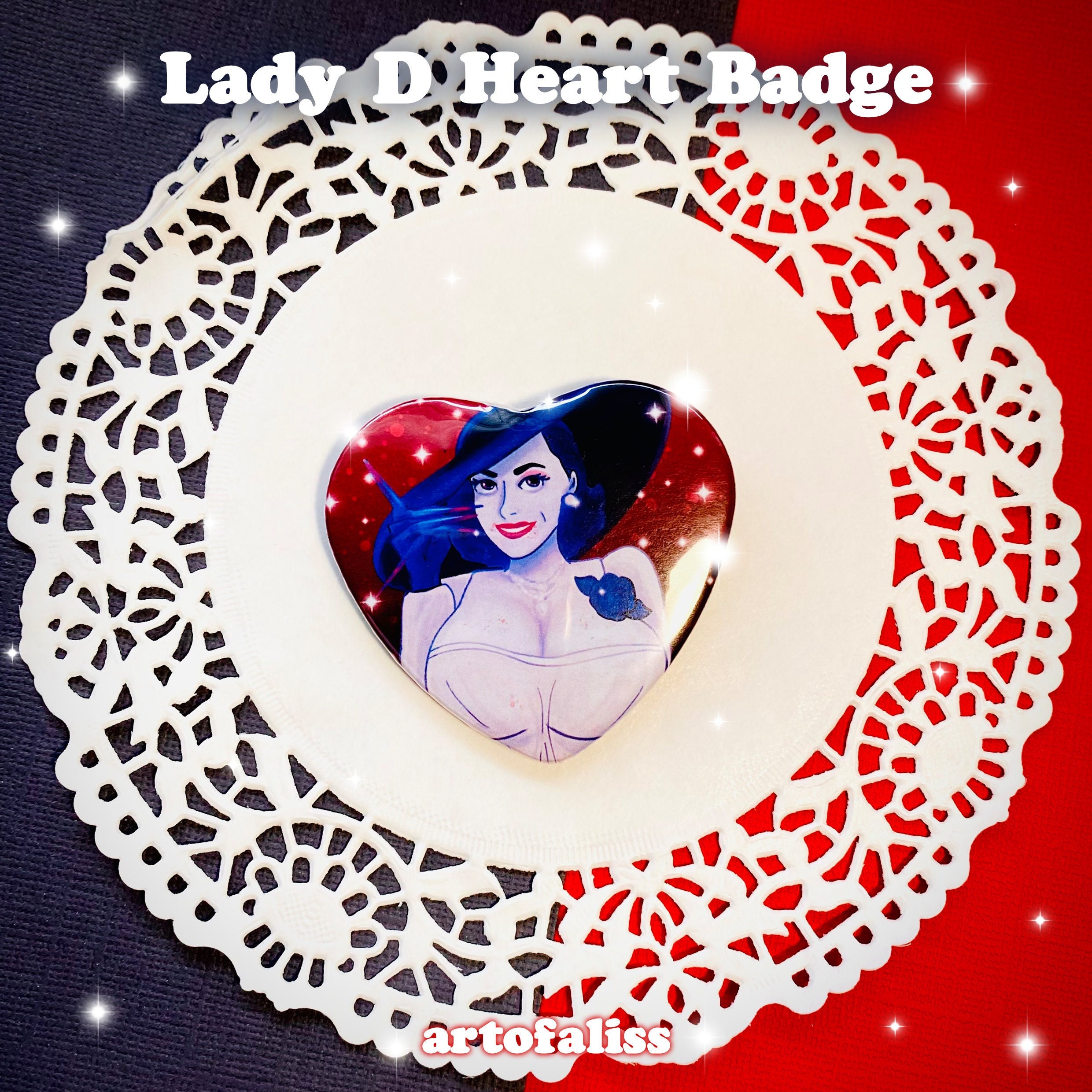 Lady Dimitrescu Heart Badge