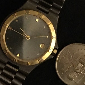 Bulova Watch  Vintage Caravelle by BULOVA 3-ATM Quartz DRESS Watch-Runs Great Gorgeous!