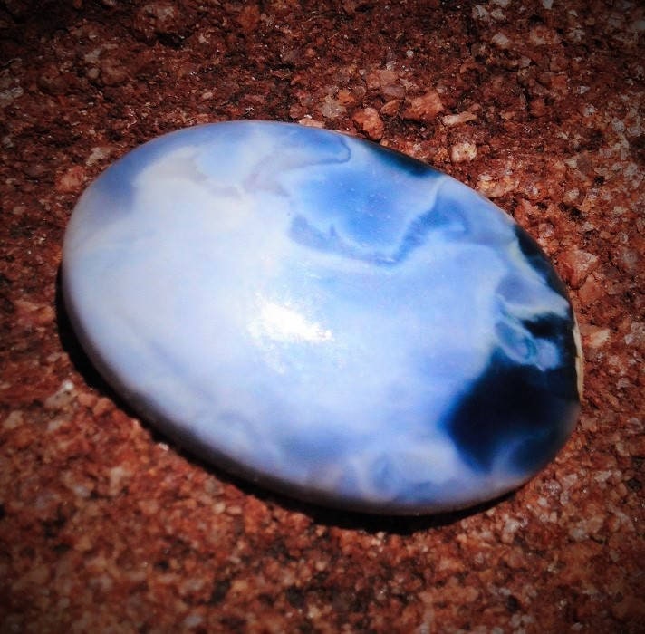 African Blue Opal Rare Gemstone Cabochon 22x31mm 4.7g, 23.5 Cts Etsy UK