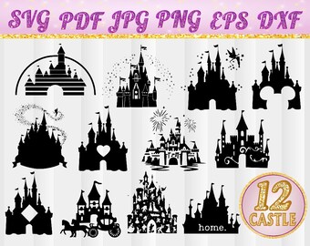 Download Disney castle svg | Etsy