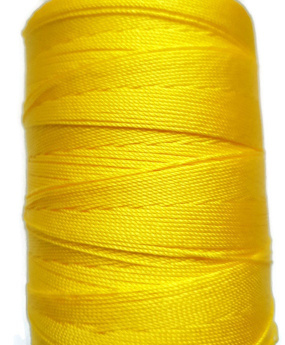 Nylon Cord / 1mm Nylon Cord / Jewelry Cord / Jewelry Making Cord / Jewelry  Making / Nylon / Craft String / Yellow Colored Cord / 10 Meters 