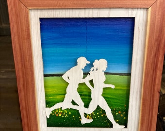 Runners, Running together outside. Last day for Christmas orders 11/31/23