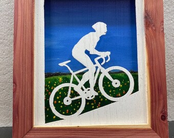 Road cyclist, Gravel cyclist, Climbing, Cycling, Cycling Art, Bicycle Art, Cycle Cross. Last day for Christmas orders 11/31/24