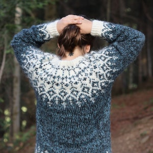 Norður PDF Pattern | Icelandic Wool Jumper (sizes From S to XXL ...