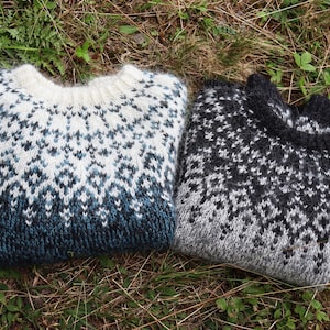 Norður PDF Pattern | Icelandic Wool Jumper (sizes From S to XXL ...