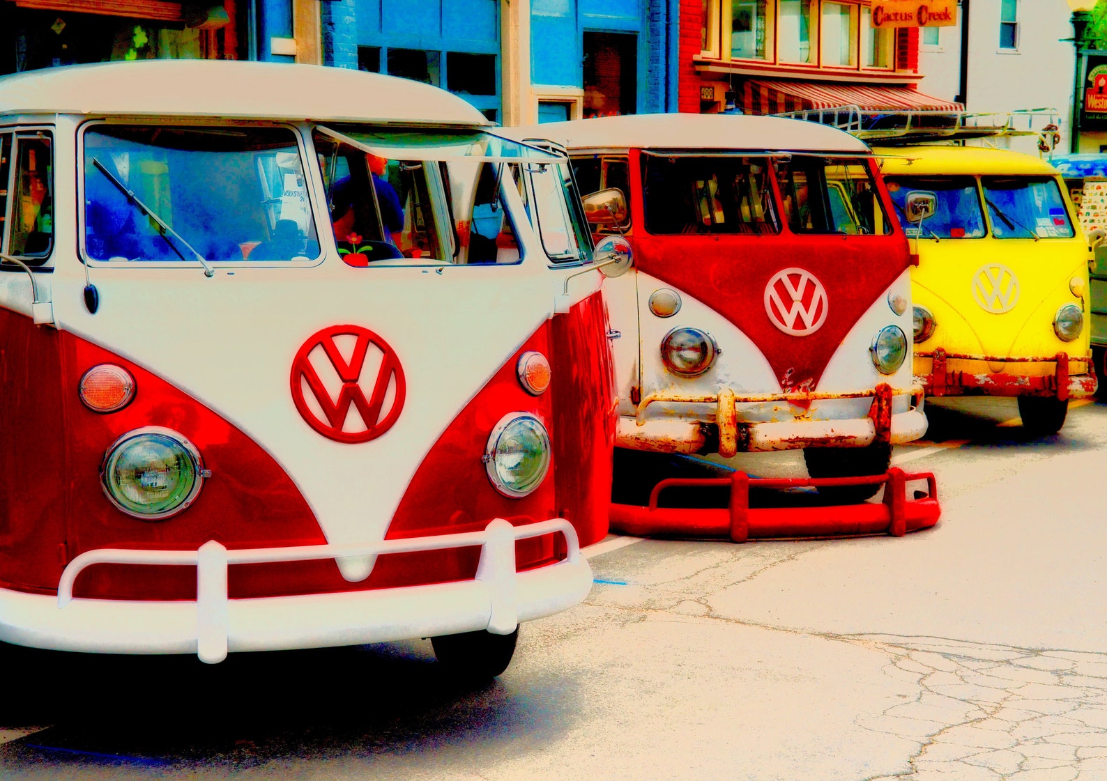 VW Bus Volkswagen bus wall art Vintage VW bus art Vintage Etsy