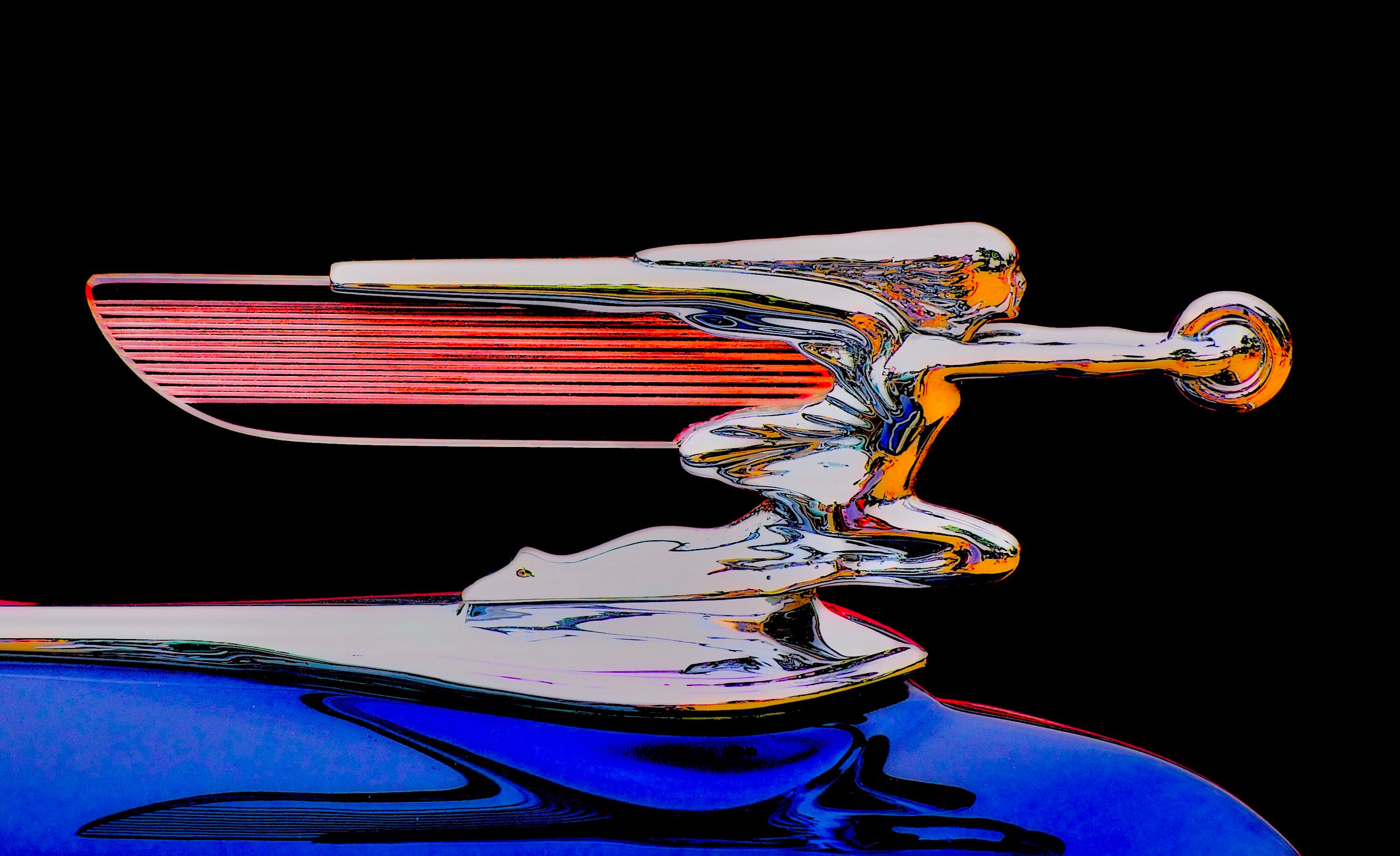 Vintage Packard hood ornament fine art photo, Classic car hood ornament print, Packard automobile photo, Vintage hood ornament fine art