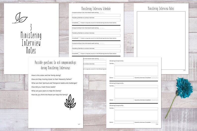 LDS Relief Society Planner for Presidencies 2022 Printable Etsy