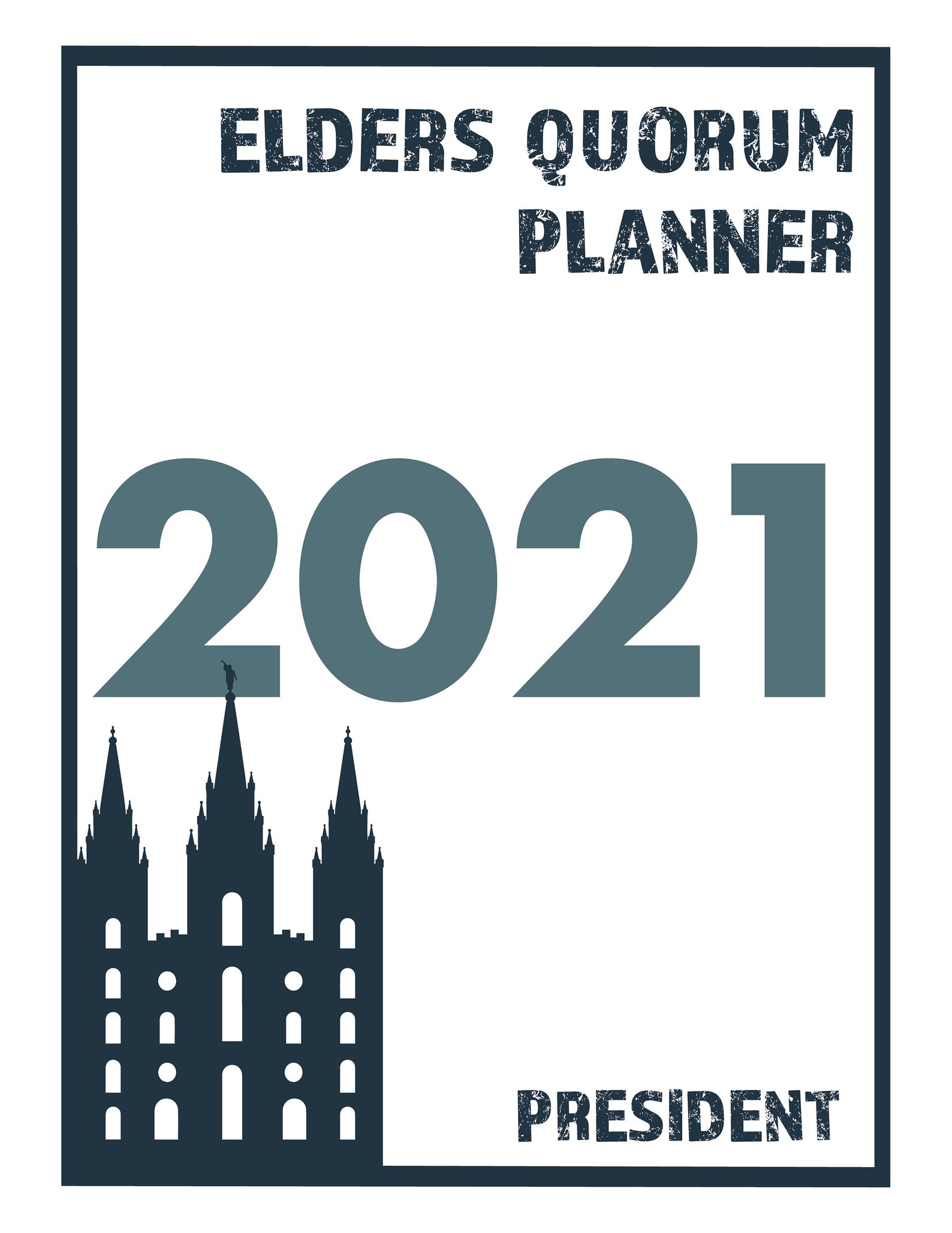 LDS Elders Quorum Presidency Planner 2021 Printable Instant | Etsy LDS Elders Quorum Presidency Planner 2021 Printable Instant | Etsy