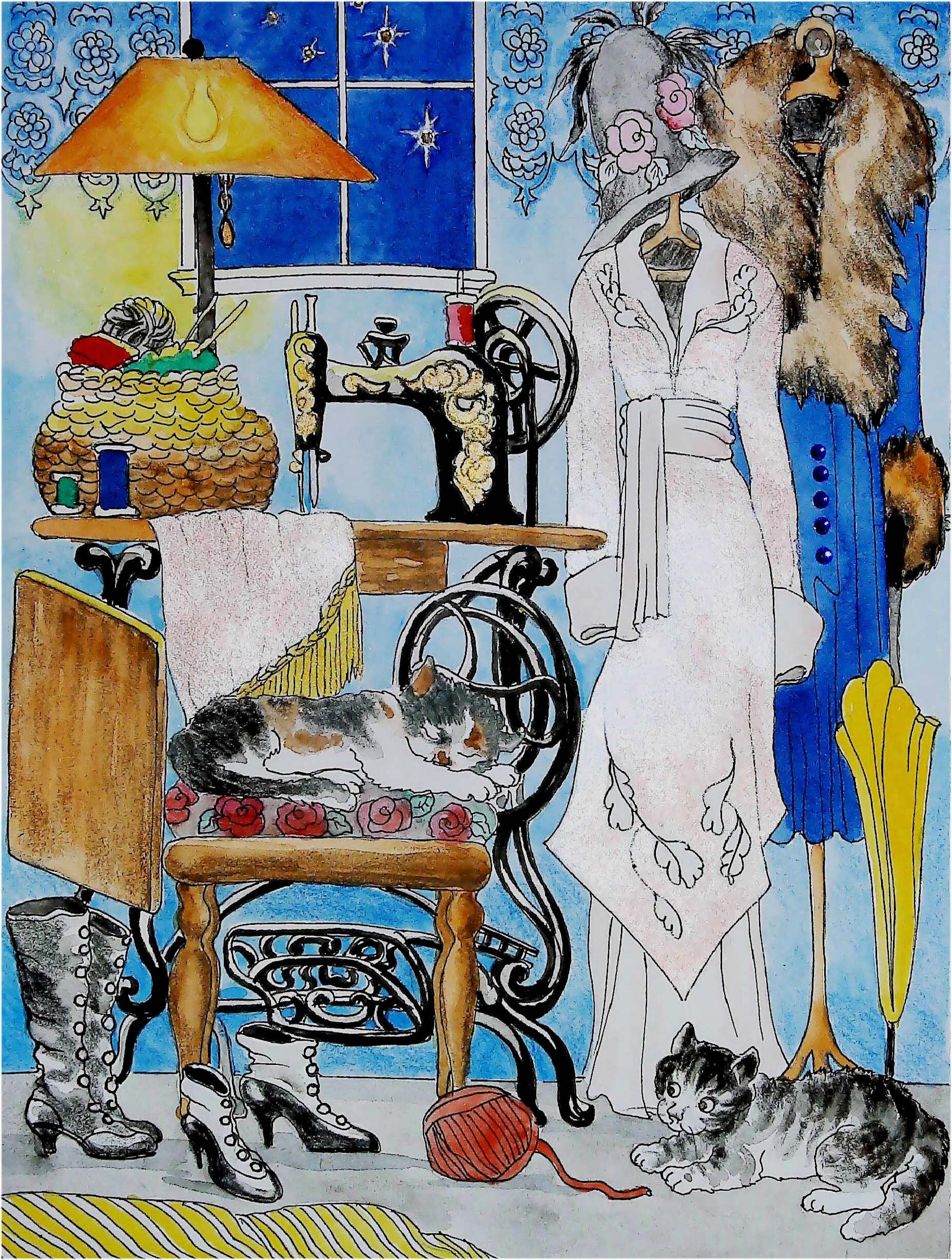 Victorian Sewing Room Victorian Sewing Machinge Antique Etsy