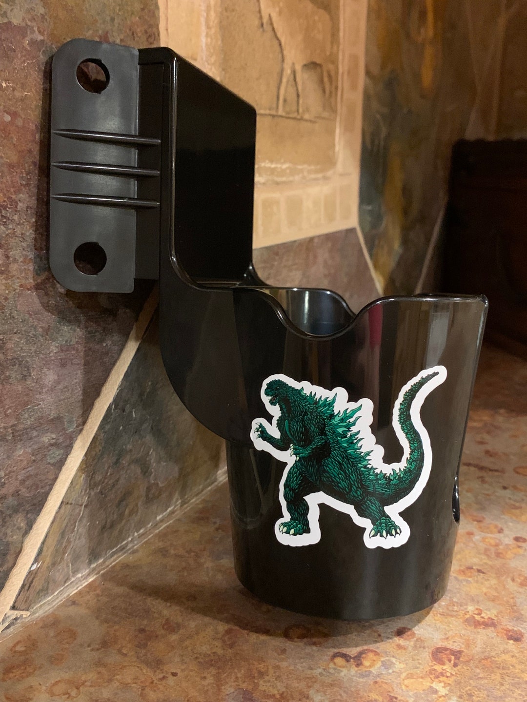 Custom Godzilla Pinball Machine Beverage Drink Cup Holder Mod Etsy