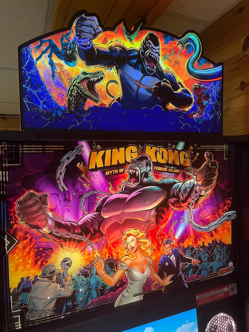 KING KONG Pinball Topper LED Mod (ships From United States!!!)