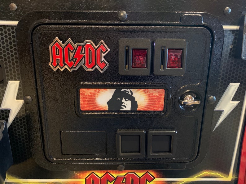 ACDC AC/DC Pinball Machine Coin Door Mod - Etsy