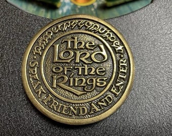 LORD of the RINGS (Solid Brass!) Pinball Machine Metal Apron Mod