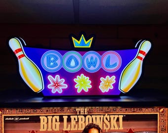 The Big Lebowski Pinball Machine LED Topper Mod