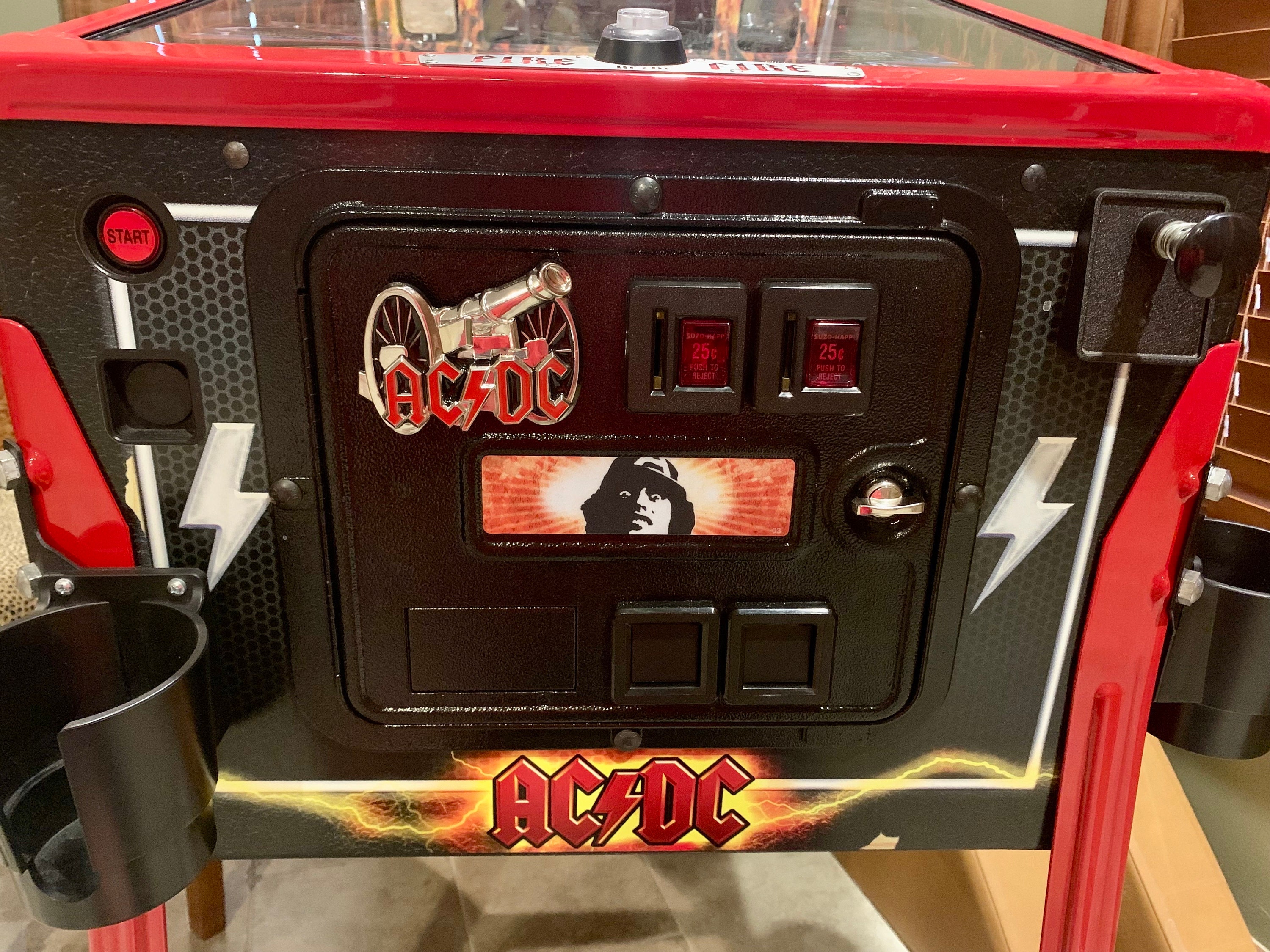 ACDC AC/DC Pinball Machine Coin Door Mod Version 2 - Etsy