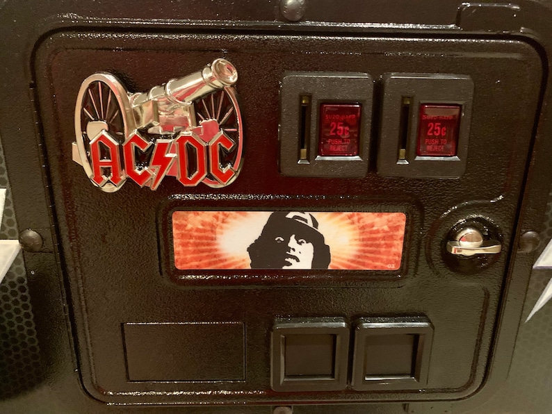 ACDC AC/DC Pinball Machine Coin Door Mod Version 2 - Etsy