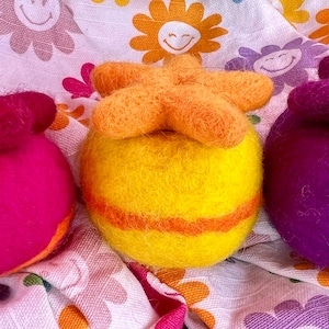 Felt Fidgets, ecofriendly fidget, Easter Basket item, stress relief toy, felt toy, custom fidget