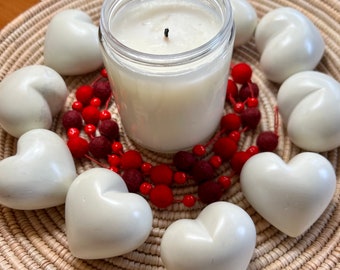 White Stone Hearts, Shower favors, stone hearts, Handcarved Kenyan Hearts, Fair Trade Gift, bridal shower favor, baby shower favor