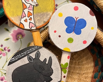 Den den drums, Easter Basket instrument, Kenyan handmade goatskin drum