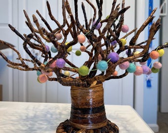 Spring Baobab Tree,  tree Decor, rainbow tree, small decorated tree, holiday tree,African baobab tree