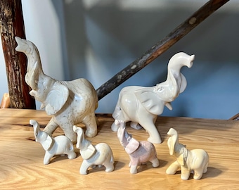 Trumpeting Elephant Kenyan hand carved soapstone, Mother's Day Gift, Grad Gift, Father's day gift