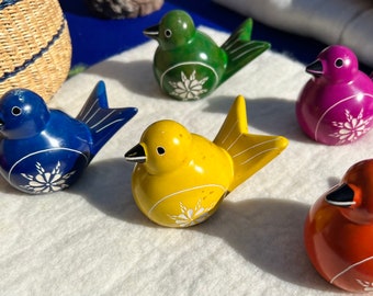 Bird, Kenyan carved soapstone, mother nature lovers gift,  bird figure, small bird party favor, bird party decor