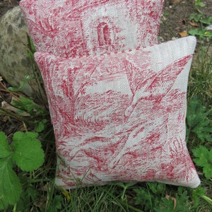 Organic Lavender Bags, Linen Toile de Jouy image 9