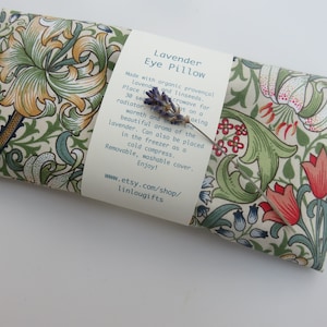 Eye Pillow, Lavender and Linseed Eye Pillow, William Morris Eye Pillow
