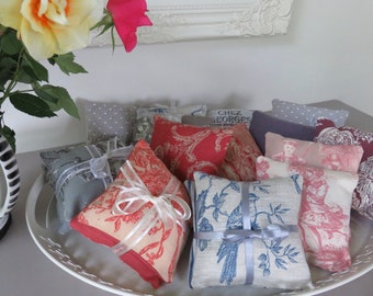 Lavender Bags, Organic Lavender, Toile de Jouy Selection